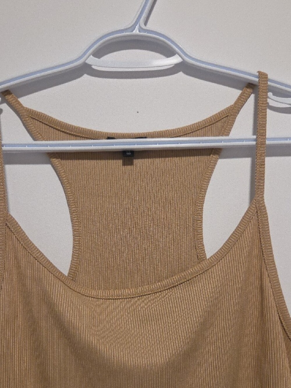 Dynamite Ribbed Tan Bodysuit - Picture 3 of 6